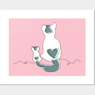 Hello Cat, Cat Lover Gifts Idea, Cat LOver Pet, Kitty Cats, Kitty Love Posters and Art